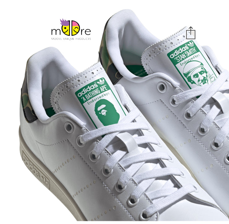 BAPE X ADIDAS STAN SMITH GOLF SHOES