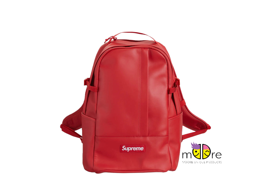 black leather supreme backpack Supreme Leather Backpack – Moore Unique Products