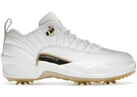 Jordan 12 Golf Metallic Gold