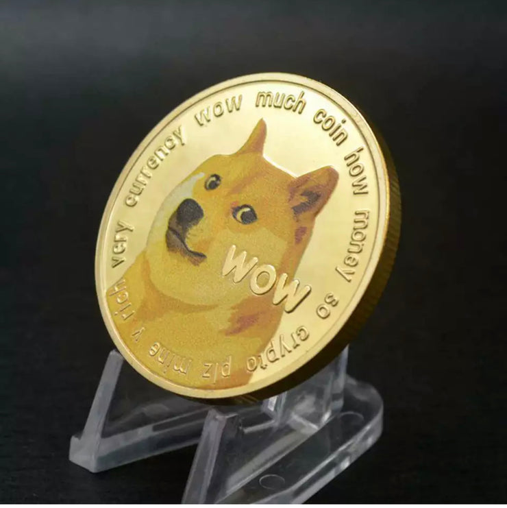 Physical Dogecoin Collectible Souvenir 2 Pack