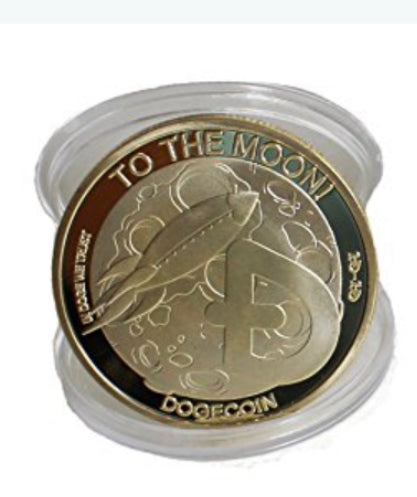 Physical Dogecoin Collectible Souvenir 2 Pack