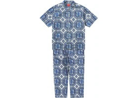 Supreme Regency Pajama Set Blue