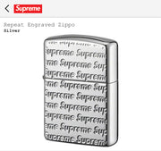 Supreme Repeat Engraved Zippo Lighter