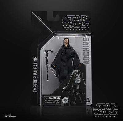 Star Wars The Black Series Archive Emperor Palpatine Toy 6-Inch-Scale Return of The Jedi Collectible Figure, Kids Ages 4 and Up, (F4366)