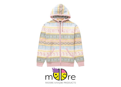 Supreme The North Face Zip Up Hooded Sweater Pink