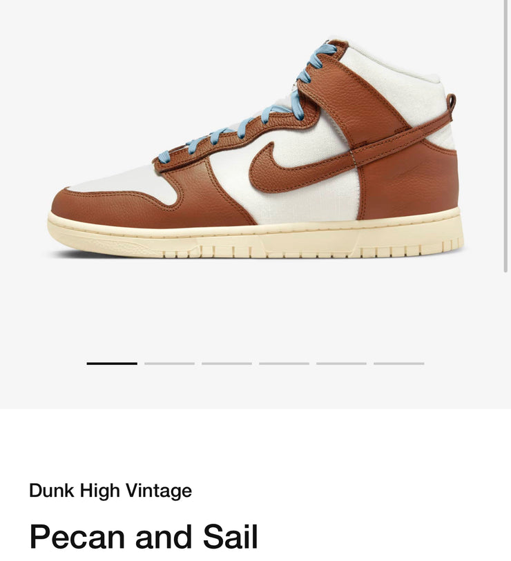 Nike Duke High Vintage  (Pecan and Sail)