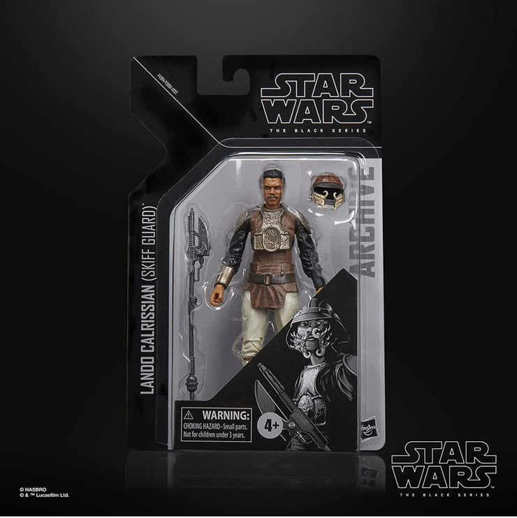 Star Wars The Black Series Archive Lando Calrissian (Skiff Guard) Toy 6-Inch-Scale Return of The Jedi Collectible Action Figure, (F4364)