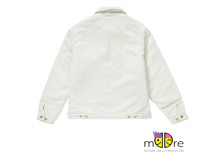 Supreme Dickies Corduroy Work Jacket White