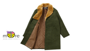 Supreme Fur Collar Car Coat Green Houndstooth – Moore Unique Products