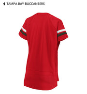 Tampa Bay Buccaneers Fantatics Women Draft Me Lace Up T-Shirt